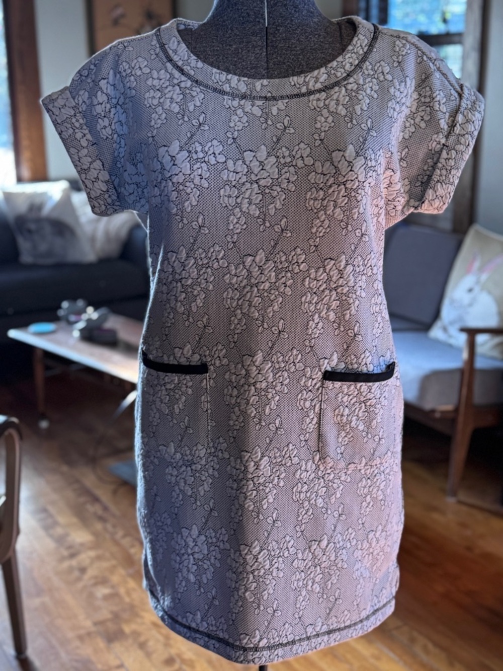 T by Talbots Quilted Short Sleeve Dress Activewear from Talbots Like New Mp Size